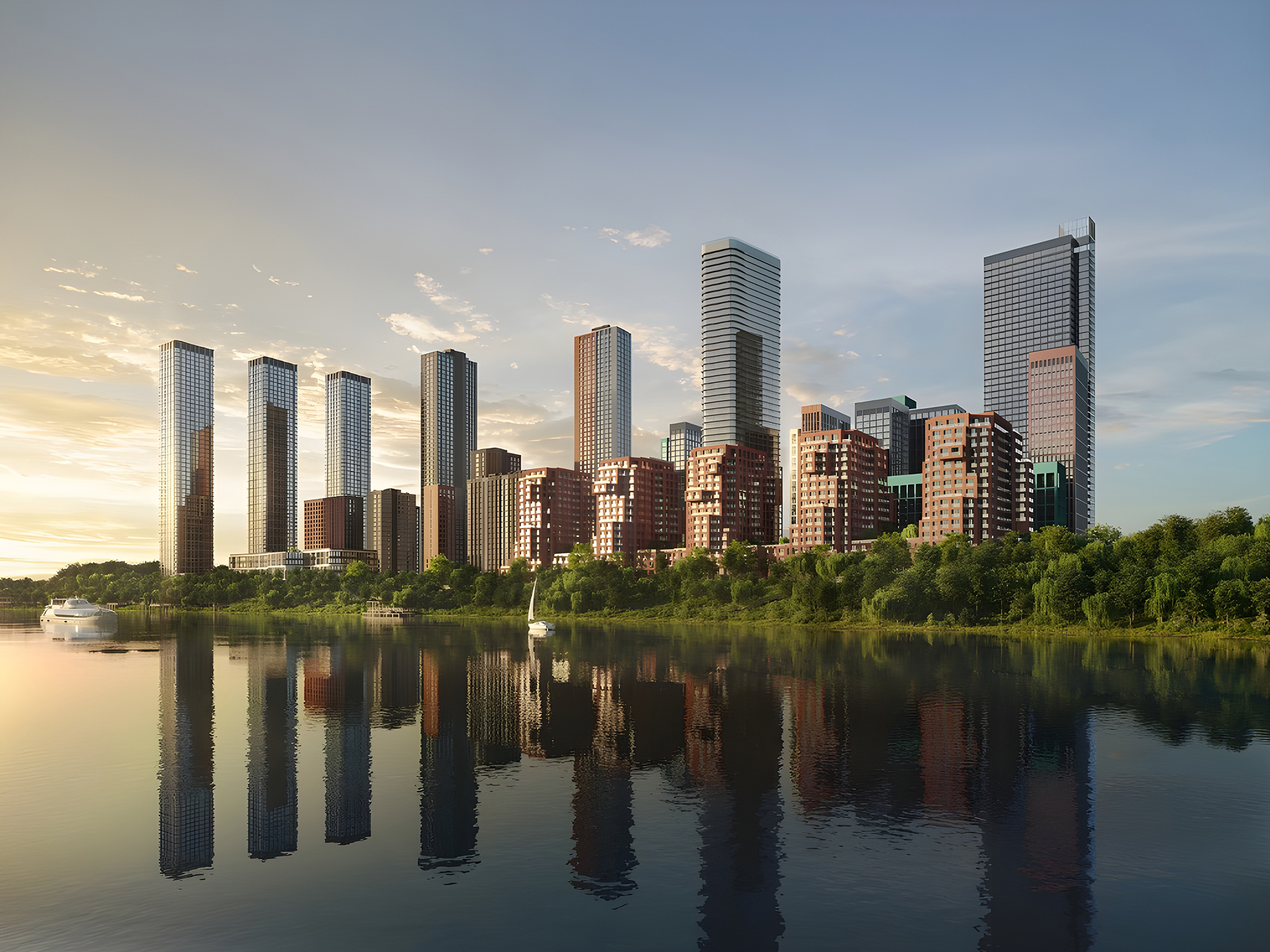 Расположение ЖК «Сити Бэй»